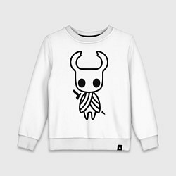 Свитшот хлопковый детский Hollow Knight, цвет: белый