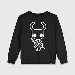 Свитшот хлопковый детский Hollow Knight: Minimalism, цвет: черный