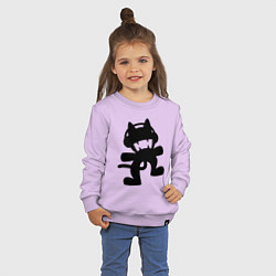 Свитшот хлопковый детский MONSTERCAT, цвет: лаванда — фото 2