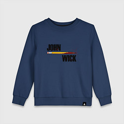 Свитшот хлопковый детский John Wick, цвет: тёмно-синий