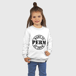 Свитшот хлопковый детский Made in Perm, цвет: белый — фото 2