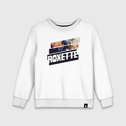 Свитшот хлопковый детский Roxette, цвет: белый