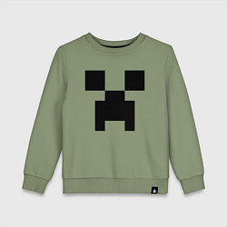 Свитшот хлопковый детский Minecraft, цвет: авокадо