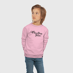Свитшот хлопковый детский Three Days Grace, цвет: светло-розовый — фото 2