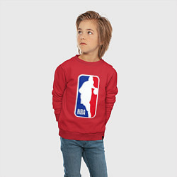 Свитшот хлопковый детский NBA Kobe Bryant, цвет: красный — фото 2