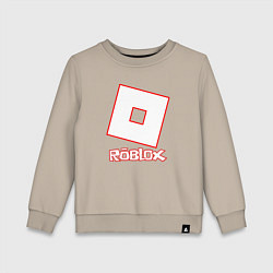 Свитшот хлопковый детский ROBLOX, цвет: миндальный