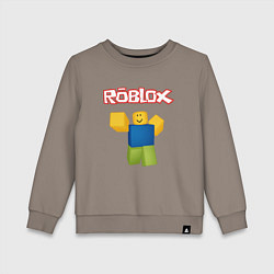 Свитшот хлопковый детский ROBLOX, цвет: утренний латте