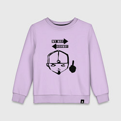 Свитшот хлопковый детский LIMP BIZKIT, цвет: лаванда