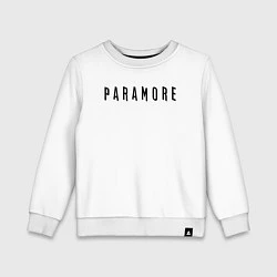 Свитшот хлопковый детский Paramore, цвет: белый