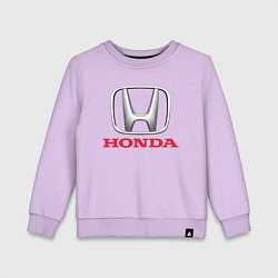 Свитшот хлопковый детский HONDA, цвет: лаванда