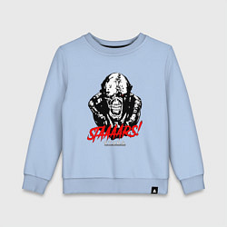 Свитшот хлопковый детский STAAAAARS!, цвет: мягкое небо