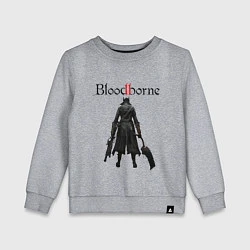 Свитшот хлопковый детский Bloodborne, цвет: меланж