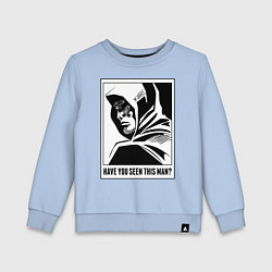 Свитшот хлопковый детский The Hood, цвет: мягкое небо