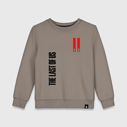 Свитшот хлопковый детский THE LAST OF US II, цвет: утренний латте