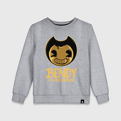 Свитшот хлопковый детский Bendy And The Ink Machine, цвет: меланж