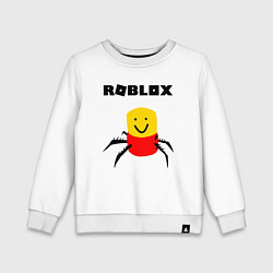 Свитшот хлопковый детский ROBLOX, цвет: белый