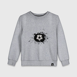 Свитшот хлопковый детский Soccer Ball, цвет: меланж