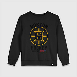 Свитшот хлопковый детский BOSTON BRUINS NHL, цвет: черный