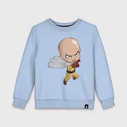 Свитшот хлопковый детский One Punch Man, цвет: мягкое небо