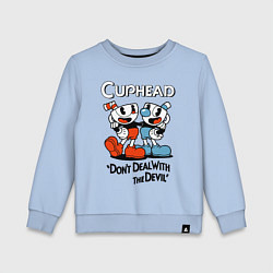 Детский свитшот Cuphead, Dont deal with devil