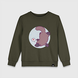 Детский свитшот Утконос
