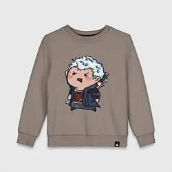 Свитшот хлопковый детский Baby Nero, цвет: утренний латте