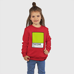 Свитшот хлопковый детский Shrek: Pantone Color, цвет: красный — фото 2