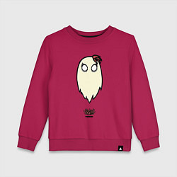 Свитшот хлопковый детский Приведение Венди, цвет: маджента