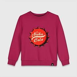 Свитшот хлопковый детский Nuka Cola Fallout, цвет: маджента