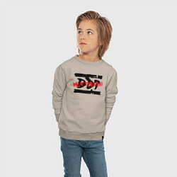 Свитшот хлопковый детский DDT НЕ СТРЕЛЯЙ!, цвет: миндальный — фото 2