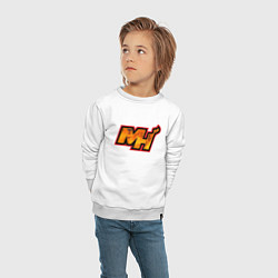 Свитшот хлопковый детский NBA - Heat, цвет: белый — фото 2