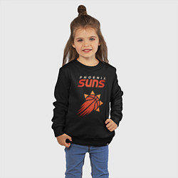 Свитшот хлопковый детский Phoenix Suns, цвет: черный — фото 2