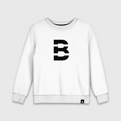 Свитшот хлопковый детский B Group - стиль жизни!, цвет: белый
