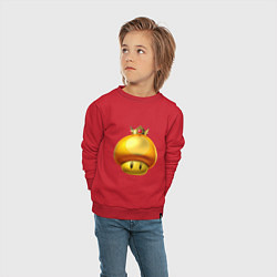 Свитшот хлопковый детский GoldToad, цвет: красный — фото 2