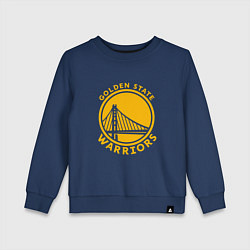Свитшот хлопковый детский Golden state Warriors NBA, цвет: тёмно-синий