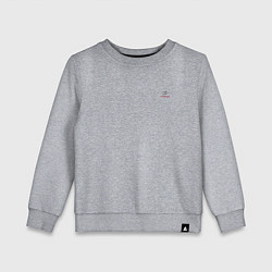 Свитшот хлопковый детский CITROEN LOGO спина, цвет: меланж