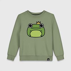 Детский свитшот Frog Lucky король