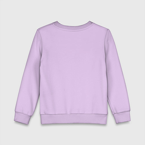 Детский свитшот А ещё я люблю фиолетовый контур, футболки / Лаванда – фото 2