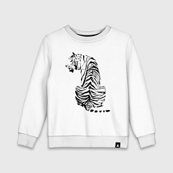 Детский свитшот Тигр со спины