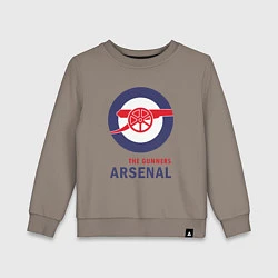 Свитшот хлопковый детский Arsenal The Gunners, цвет: утренний латте