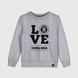 Свитшот хлопковый детский Chelsea Love Классика, цвет: меланж