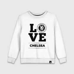 Свитшот хлопковый детский Chelsea Love Классика, цвет: белый