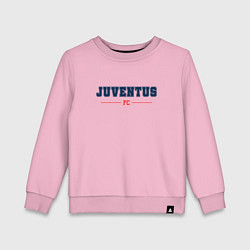 Свитшот хлопковый детский Juventus FC Classic, цвет: светло-розовый