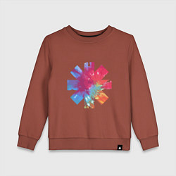Свитшот хлопковый детский RHCP Color, цвет: кирпичный