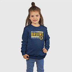 Свитшот хлопковый детский NHL Boston Bruins Team, цвет: тёмно-синий — фото 2