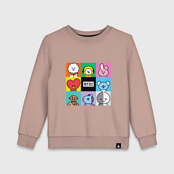 Детский свитшот BT21 BTS к-поп