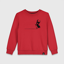 Детский свитшот Hollow Knight на краю