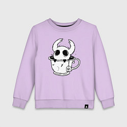 Детский свитшот Hollow Knight рыцарь в чашке