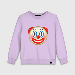 Детский свитшот Эмодзи Клоун