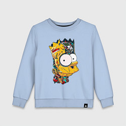 Детский свитшот Cyber-Bart - Simpsons family